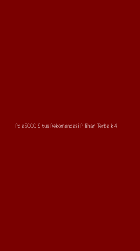 Tampilan Antarmuka Aplikasi Pola5000 Situs Rekomendasi Pilihan Terbaik - 4