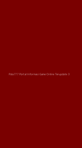 Tampilan Antarmuka Aplikasi Pola777 Portal Informasi Game Online Terupdate - 3