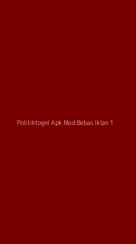 Tampilan Antarmuka Aplikasi Politiktogel Apk Mod Bebas Iklan - 1