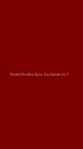 Tampilan Antarmuka Aplikasi Pon4d Prediksi Bola Jitu Malam Ini - 1