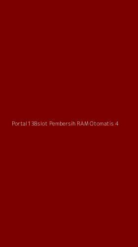 Tampilan Antarmuka Aplikasi Portal138slot Pembersih Ram Otomatis - 4