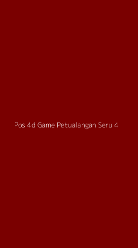 Tampilan Antarmuka Aplikasi Pos 4d Game Petualangan Seru - 4