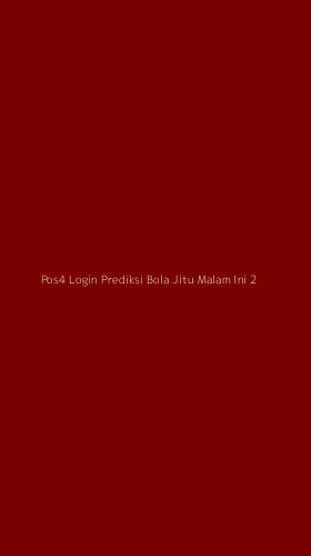 Tampilan Antarmuka Aplikasi Pos4 Login Prediksi Bola Jitu Malam Ini - 2