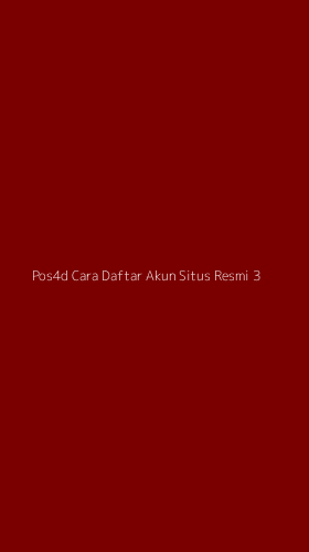Tampilan Antarmuka Aplikasi Pos4d Cara Daftar Akun Situs Resmi - 3
