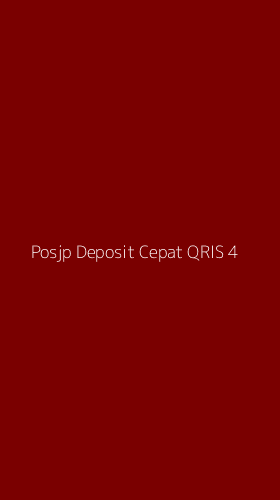 Tampilan Antarmuka Aplikasi Posjp Deposit Cepat Qris - 4