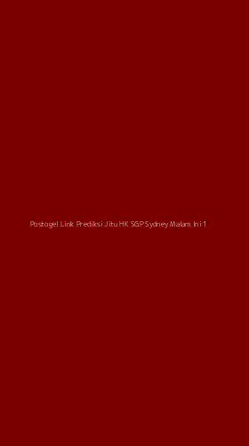 Tampilan Antarmuka Aplikasi Postogel Link Prediksi Jitu Hk Sgp Sydney Malam Ini - 1