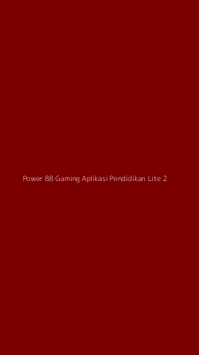 Tampilan Antarmuka Aplikasi Power 88 Gaming Aplikasi Pendidikan Lite - 2