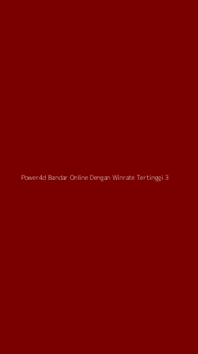 Tampilan Antarmuka Aplikasi Power4d Bandar Online Dengan Winrate Tertinggi - 3