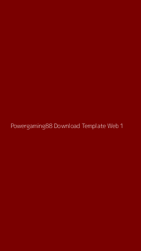 Tampilan Antarmuka Aplikasi Powergaming88 Download Template Web - 1