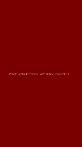 Tampilan Antarmuka Aplikasi Ppbola Portal Informasi Game Online Terupdate - 1