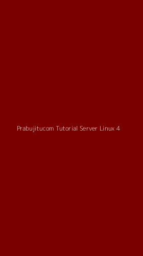 Tampilan Antarmuka Aplikasi Prabujitucom Tutorial Server Linux - 4