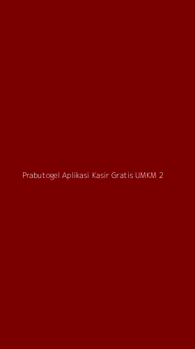 Tampilan Antarmuka Aplikasi Prabutogel Aplikasi Kasir Gratis Umkm - 2