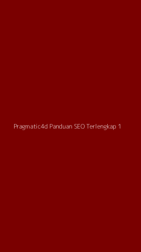 Tampilan Antarmuka Aplikasi Pragmatic4d Panduan Seo Terlengkap - 1