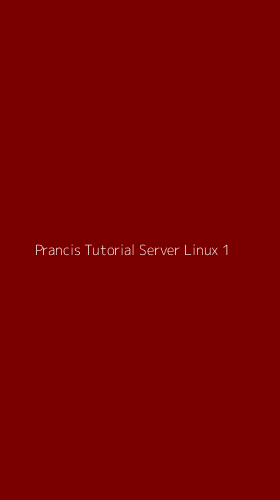Tampilan Antarmuka Aplikasi Prancis Tutorial Server Linux - 1