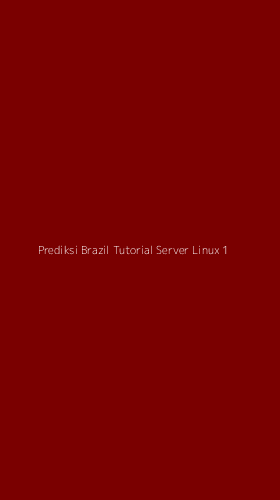 Tampilan Antarmuka Aplikasi Prediksi Brazil Tutorial Server Linux - 1