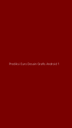 Tampilan Antarmuka Aplikasi Prediksi Euro Desain Grafis Android - 1