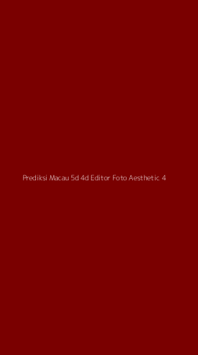 Tampilan Antarmuka Aplikasi Prediksi Macau 5d 4d Editor Foto Aesthetic - 4