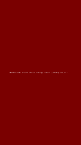 Tampilan Antarmuka Aplikasi Prediksi Seto Japan Rtp Slot Tertinggi Hari Ini Gampang Maxwin - 1