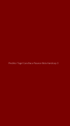 Tampilan Antarmuka Aplikasi Prediksi Togel Cara Baca Pasaran Bola Handicap - 3