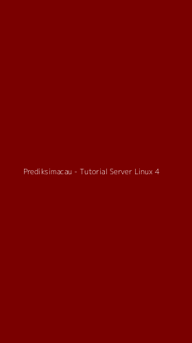 Tampilan Antarmuka Aplikasi Prediksimacau - Tutorial Server Linux - 4