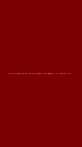 Tampilan Antarmuka Aplikasi Prediksitogelprawan Wap Cara Recovery Akun Lupa Password - 4