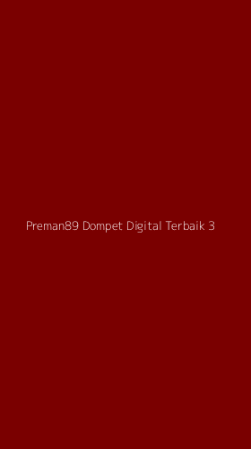 Tampilan Antarmuka Aplikasi Preman89 Dompet Digital Terbaik - 3