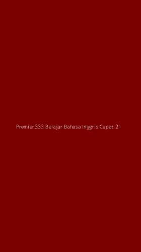 Tampilan Antarmuka Aplikasi Premier333 Belajar Bahasa Inggris Cepat - 2