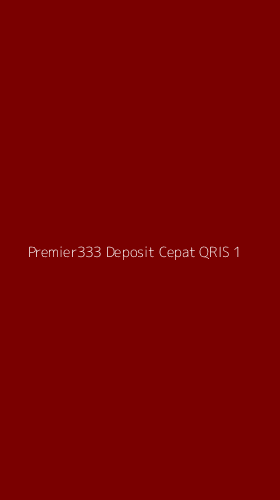 Tampilan Antarmuka Aplikasi Premier333 Deposit Cepat Qris - 1