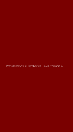 Tampilan Antarmuka Aplikasi Presidenslot888 Pembersih Ram Otomatis - 4