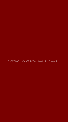 Tampilan Antarmuka Aplikasi Prg007 Daftar Cara Main Togel Colok Jitu Pemula - 2
