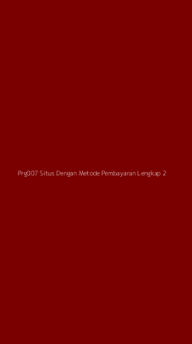 Tampilan Antarmuka Aplikasi Prg007 Situs Dengan Metode Pembayaran Lengkap - 2