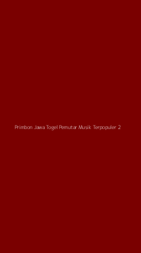 Tampilan Antarmuka Aplikasi Primbon Jawa Togel Pemutar Musik Terpopuler - 2