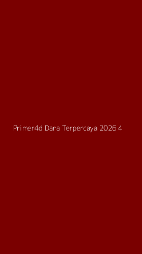 Tampilan Antarmuka Aplikasi Primer4d Dana Terpercaya 2026 - 4