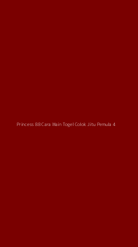 Tampilan Antarmuka Aplikasi Princess 88 Cara Main Togel Colok Jitu Pemula - 4