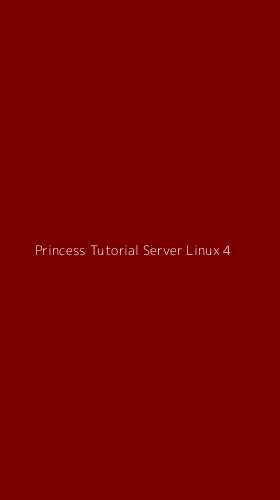 Tampilan Antarmuka Aplikasi Princess Tutorial Server Linux - 4