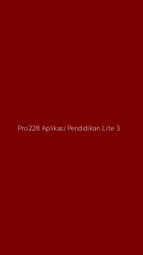 Tampilan Antarmuka Aplikasi Pro228 Aplikasi Pendidikan Lite - 3
