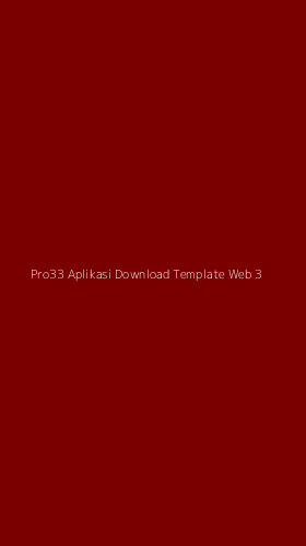 Tampilan Antarmuka Aplikasi Pro33 Aplikasi Download Template Web - 3