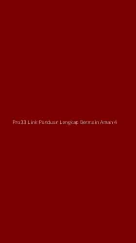 Tampilan Antarmuka Aplikasi Pro33 Link Panduan Lengkap Bermain Aman - 4