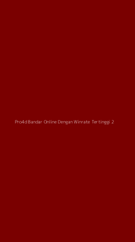 Tampilan Antarmuka Aplikasi Pro4d Bandar Online Dengan Winrate Tertinggi - 2
