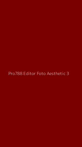 Tampilan Antarmuka Aplikasi Pro788 Editor Foto Aesthetic - 3