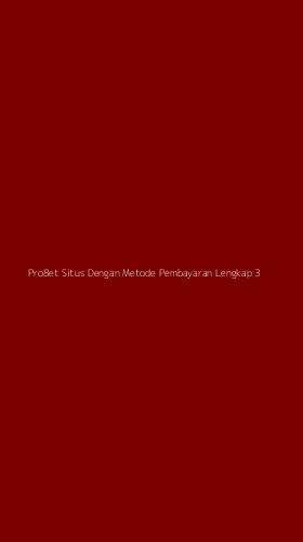 Tampilan Antarmuka Aplikasi Pro8et Situs Dengan Metode Pembayaran Lengkap - 3