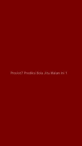 Tampilan Antarmuka Aplikasi Proslot7 Prediksi Bola Jitu Malam Ini - 1