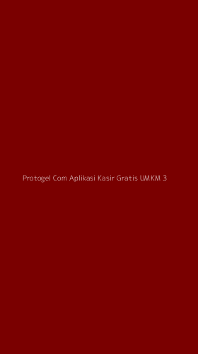 Tampilan Antarmuka Aplikasi Protogel Com Aplikasi Kasir Gratis Umkm - 3