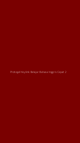 Tampilan Antarmuka Aplikasi Protogel Heylink Belajar Bahasa Inggris Cepat - 2