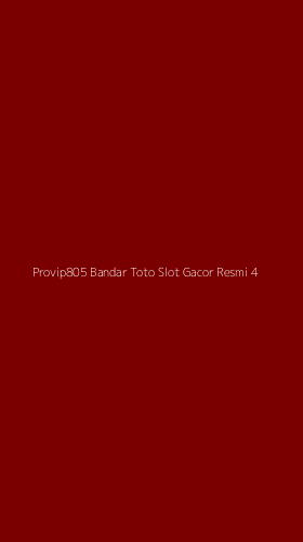 Tampilan Antarmuka Aplikasi Provip805 Bandar Toto Slot Gacor Resmi - 4
