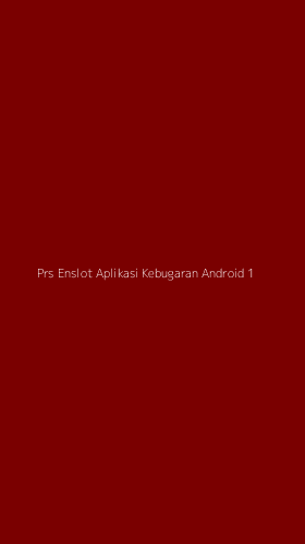 Tampilan Antarmuka Aplikasi Prs Enslot Aplikasi Kebugaran Android - 1