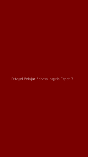Tampilan Antarmuka Aplikasi Prtogel Belajar Bahasa Inggris Cepat - 3