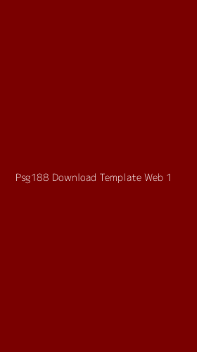 Tampilan Antarmuka Aplikasi Psg188 Download Template Web - 1