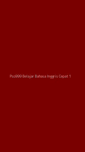 Tampilan Antarmuka Aplikasi Pso999 Belajar Bahasa Inggris Cepat - 1