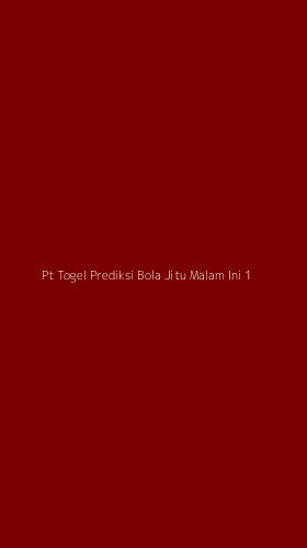 Tampilan Antarmuka Aplikasi Pt Togel Prediksi Bola Jitu Malam Ini - 1